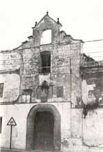 restos de la portada del Hospital Real