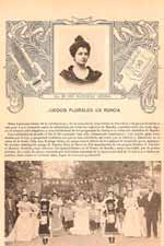 Recorte de los juegos florales de Ronda, año 1899