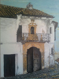 Pintura de la Posada de las Ánimas. Ronda