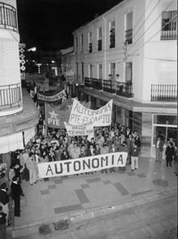 Foto de la manifestación