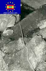 José M. bajando a la cueva 