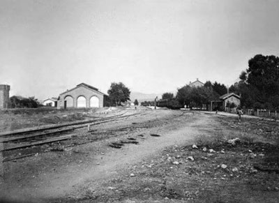 Vista de la estación  