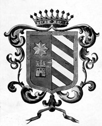 Escudo de la casa de Salvatierra en el Condado de Montelirios